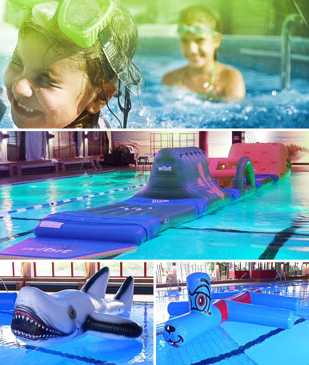 aufblasbare Spielgeräte im Bad